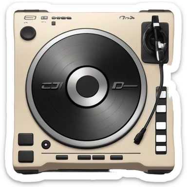 CDJ-3000 beige sticker