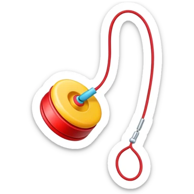 Yo-yo toy sticker