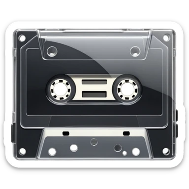 casette tape sticker