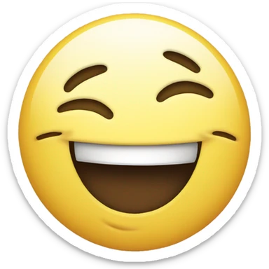 Cute smiley face sticker