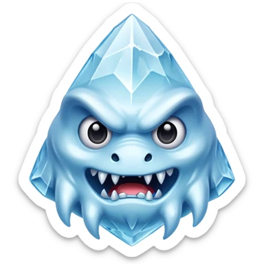ice monster sticker