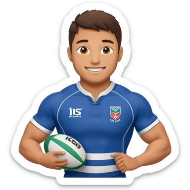 Joueur de rugby sticker