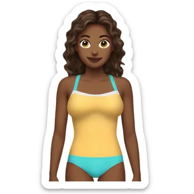 Lasagna swimsuit sticker