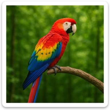 Parrot sticker