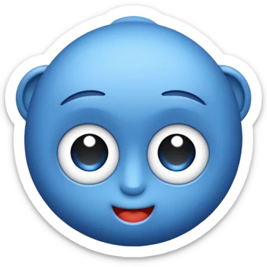 Tmave modra chrpa sticker