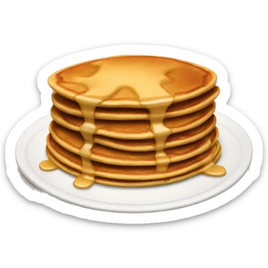 Brown pancakes  sticker