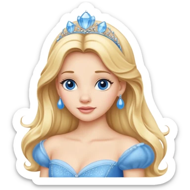 Cinderella disney princess sticker