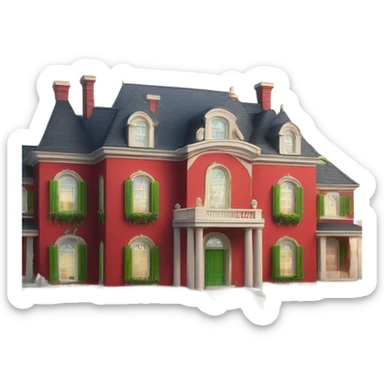 Apple mansion  sticker