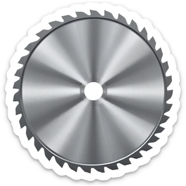 disk saw sticker