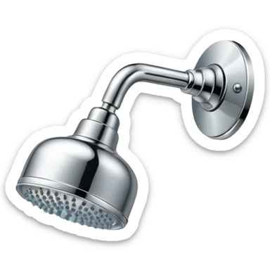shower head sticker