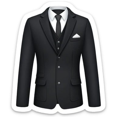 Three pieces jacket sticker