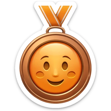 sixth place medal emoji sticker