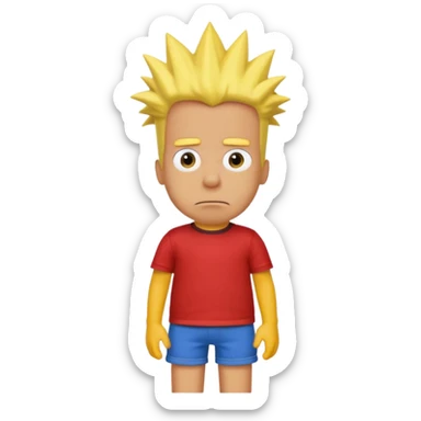 Bart simpson sticker