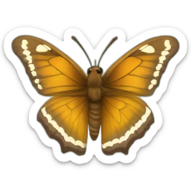 bad posture butterfly sticker