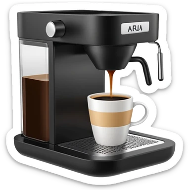 plataforma virtual de café ARUA sticker