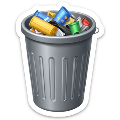 trash can sticker