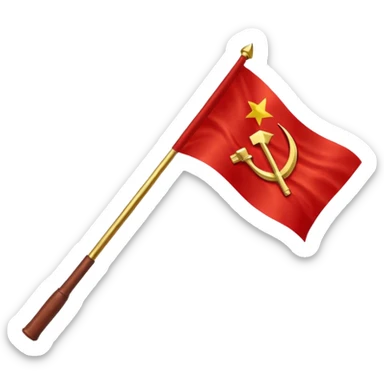 soviet flag sticker