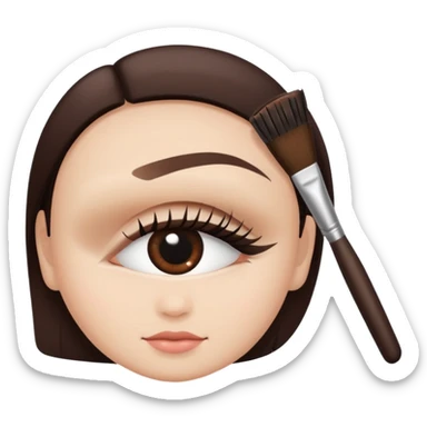 eyebrow cosmetic sticker