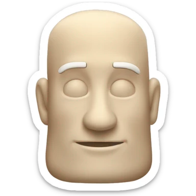 Beige coloured AirPod max headphones no human  sticker