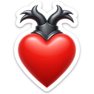 gothic animated heart sticker