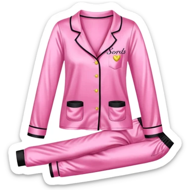 Ohne Mensch Pyjama Viktoria secret sticker