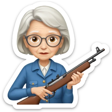 granny loading sticker