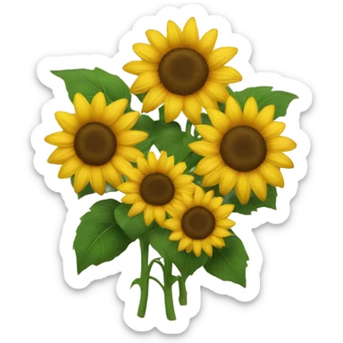 Sunflowers sticker