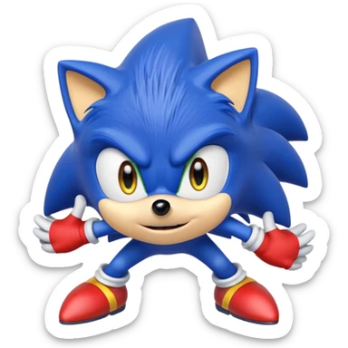 Sonic the hedgehog 2 tails sticker