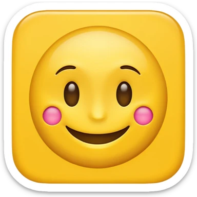 'emojify' logo featuring a smiling emoji face integrated with the text, bright and friendly, rounded shapes, approachable and fun, suitable for a digital service sticker