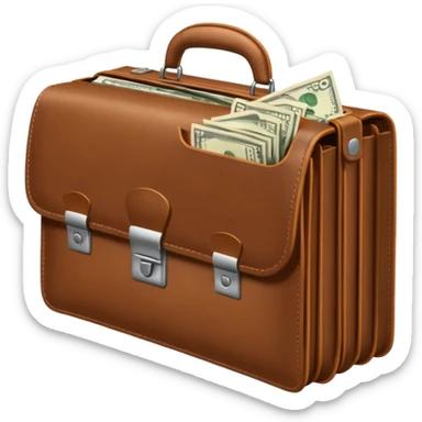 briefcase MONEY sticker