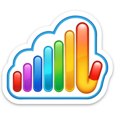 A sticker saying level up  sticker