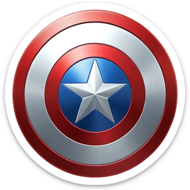 I want emoji of captain America's shield  sticker