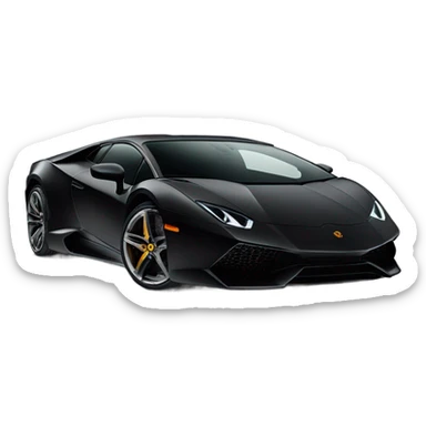 Lamborghini Black  sticker