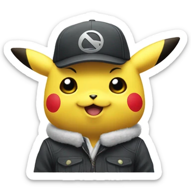 Pikachu dictateur  sticker
