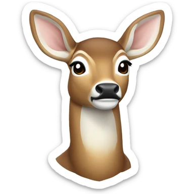 white-tailed deer sticker