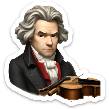 Beethoven sticker