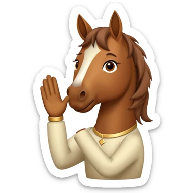 Cavalo a bater palmas sticker