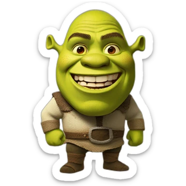 shrek shrek shrek sticker
