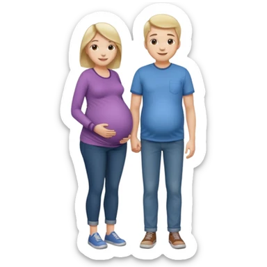 That’s too many ppl pregnant. Her mother is not. Just the couple sticker