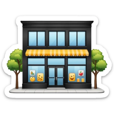 shop of comercial center sticker