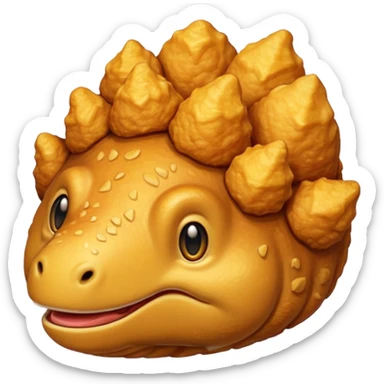 Dino nugget sticker