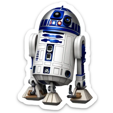 star wars r2d2 sticker