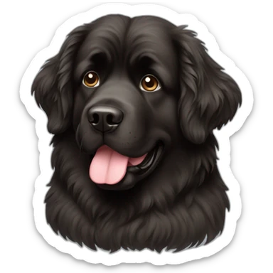 Newfoundland dog sticker