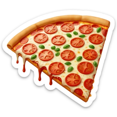 Pizza only tomato sauce  sticker