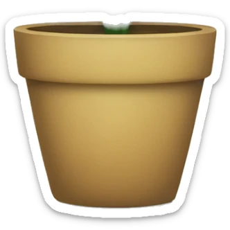 Smiling monstera plant sticker