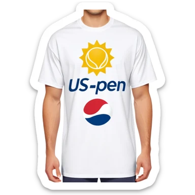 Oversized t shirt from the US Open sticker