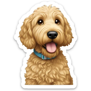 Goldendoodle and bernadoodle sticker