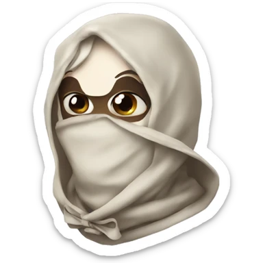 cowl with bow sticker