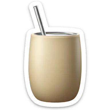 Yerba mate beige🧉 sticker
