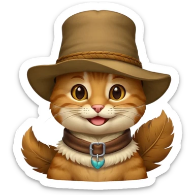 el gato con botas de Dreamworks sticker